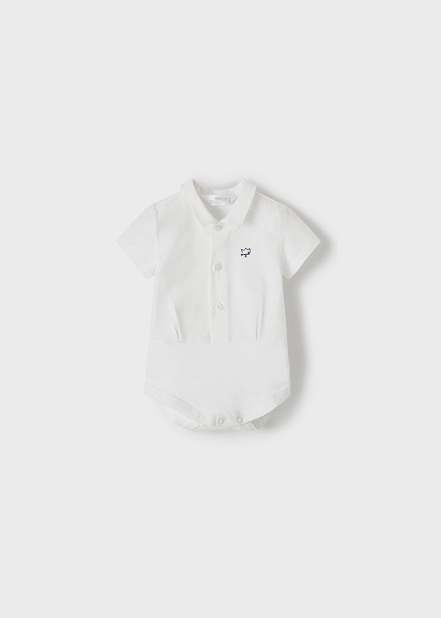 (image for) Body modello camicia manica corta neonato mayoral Art. 22-01708-003