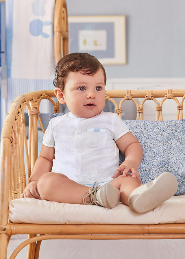 (image for) Completo pantaloncino e camicia neonato mayoral Art. 22-01213-015