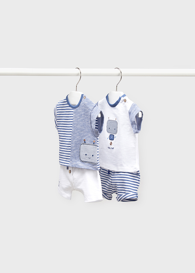 (image for) Completo 2 pezzi in maglia ECOFRIENDS neonato mayoral Art. 22-01652-015