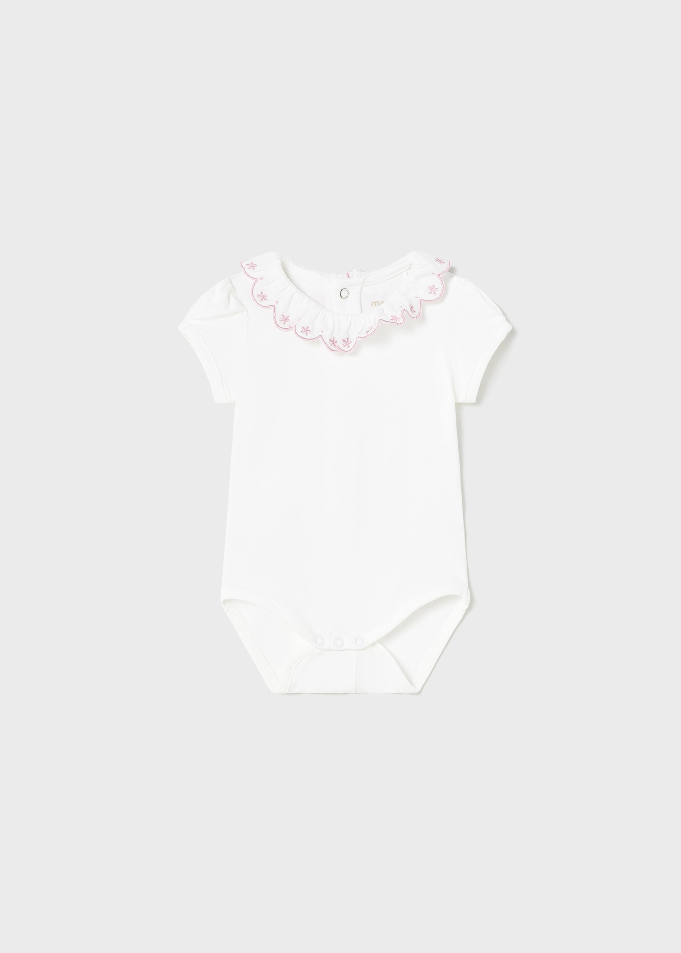 (image for) Body colletto cotone sostenibile neonata mayoral Art. 23-01733-082