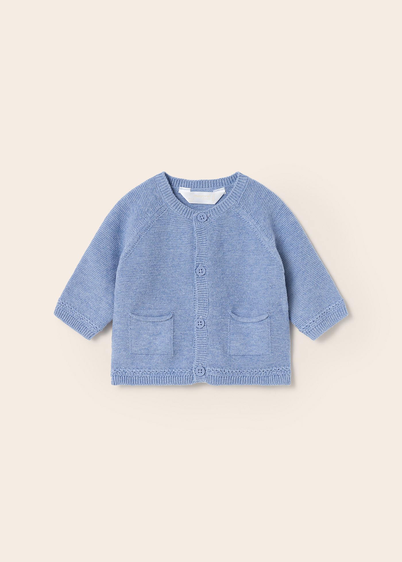 (image for) Giacca tricot in cotone sostenibile neonato mayoral Art. 23-01360-083